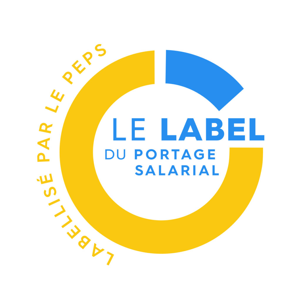 Logo label portage salarial PEPS avec Dtalents