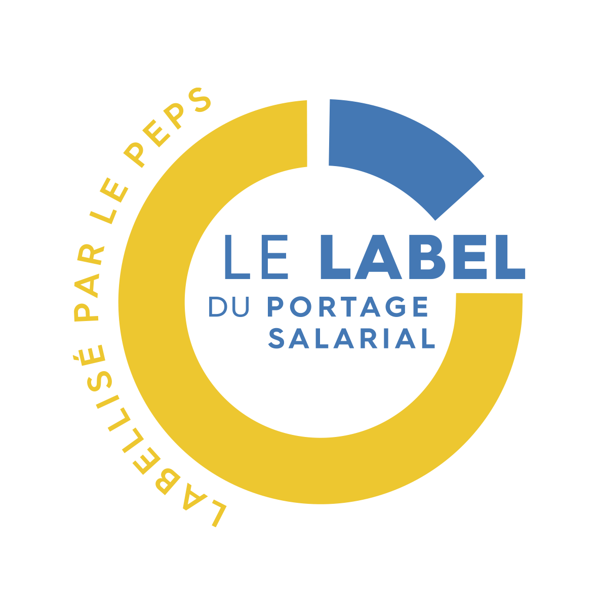 Logo label portage salarial PEPS avec Dtalents