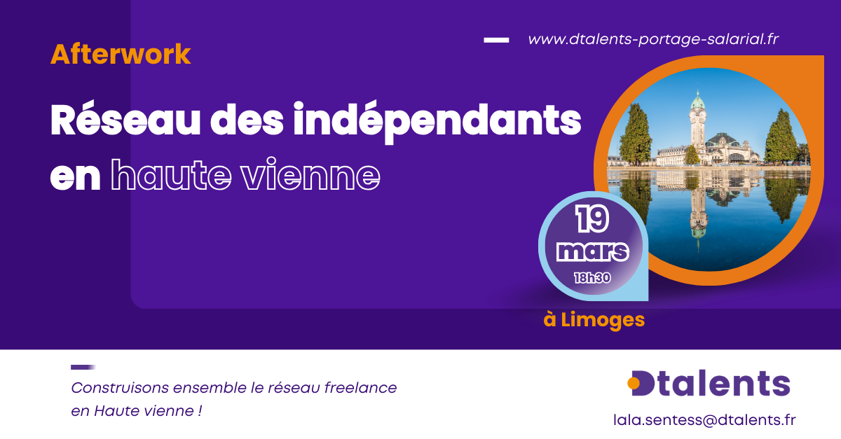 Afterwork Limoges - réseau des indépendant.es limougeaud.es