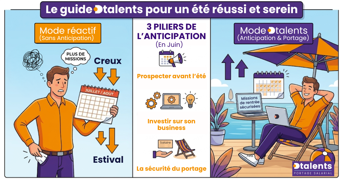 Préparer l’été quand on est freelance : éviter le creux estival